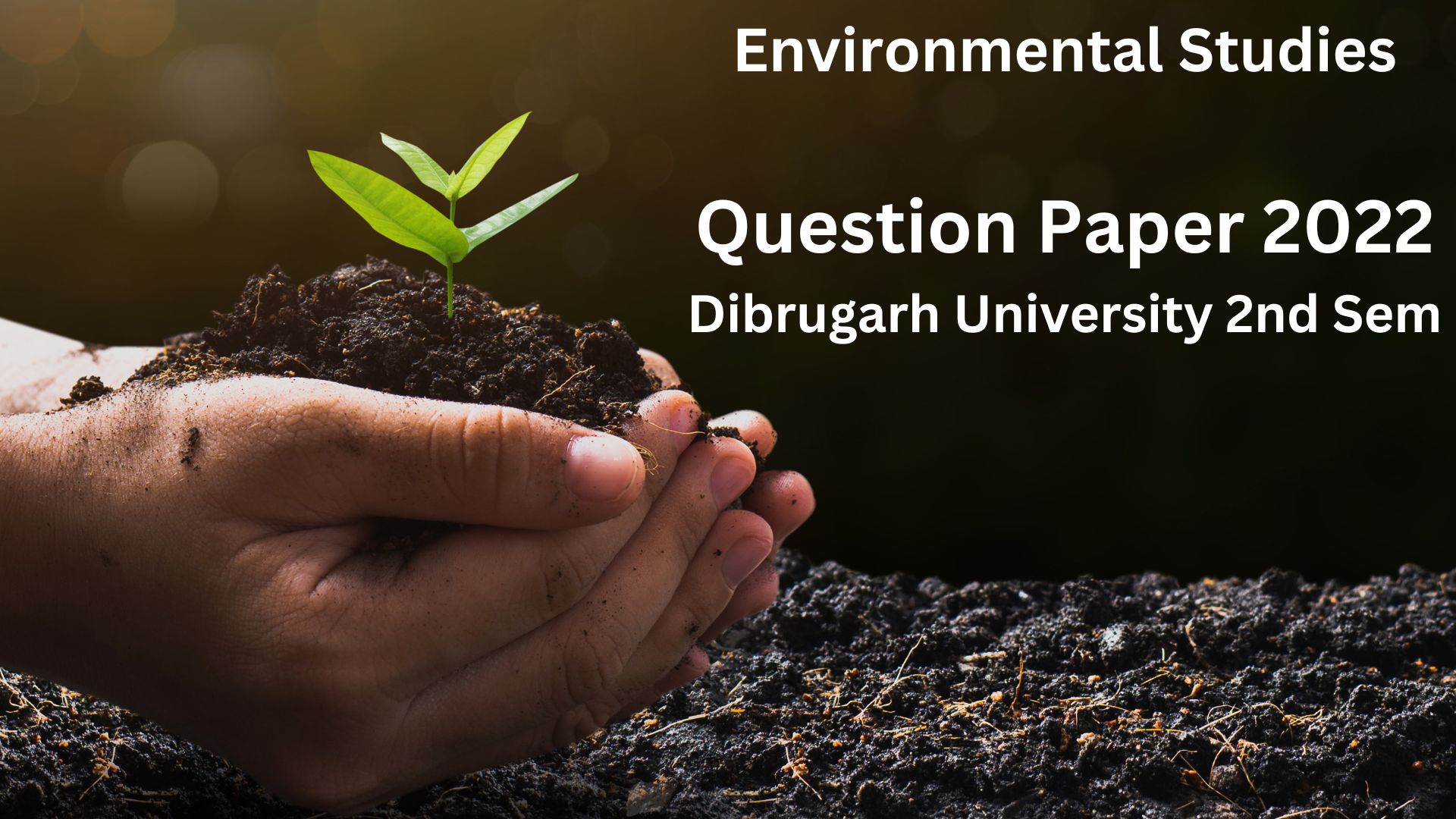 environmental studies question paper 2022