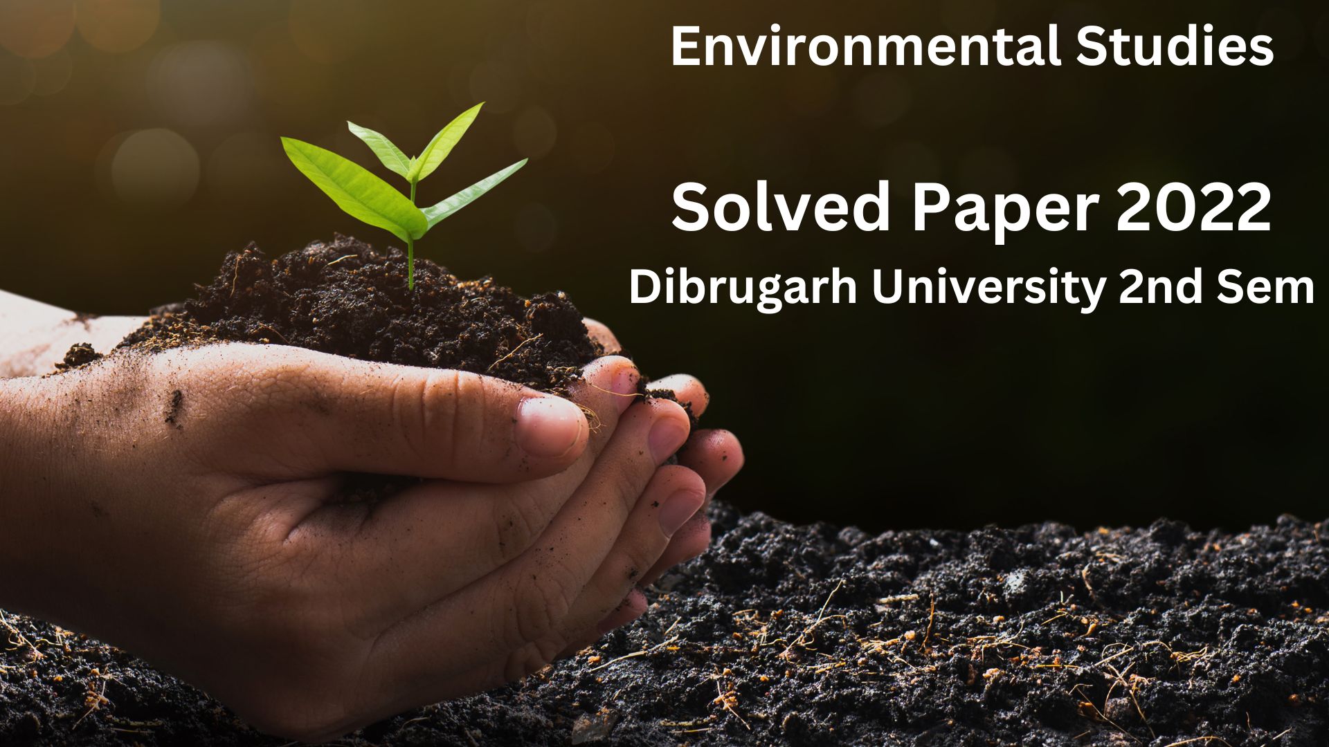 environmental studies solved paper 2022